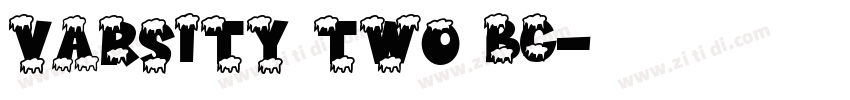 Varsity Two BC字体转换